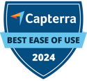 Capterra Best Ease of Use Badge